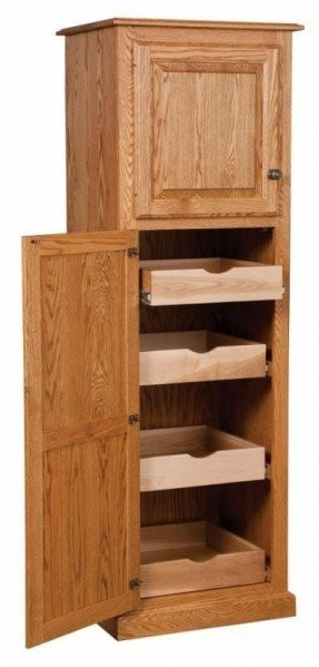 Kitchen Storage Cabinets Pantry
 Oak Pantry Storage Cabinet Foter