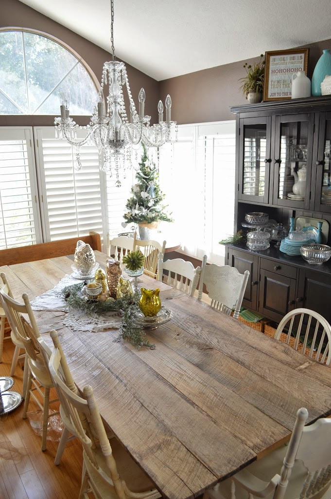 Kitchen Tables Rustic
 Rustic Farm Table Reveal