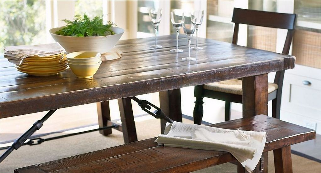 Kitchen Tables Rustic
 Rustic Farmhouse Dining Table