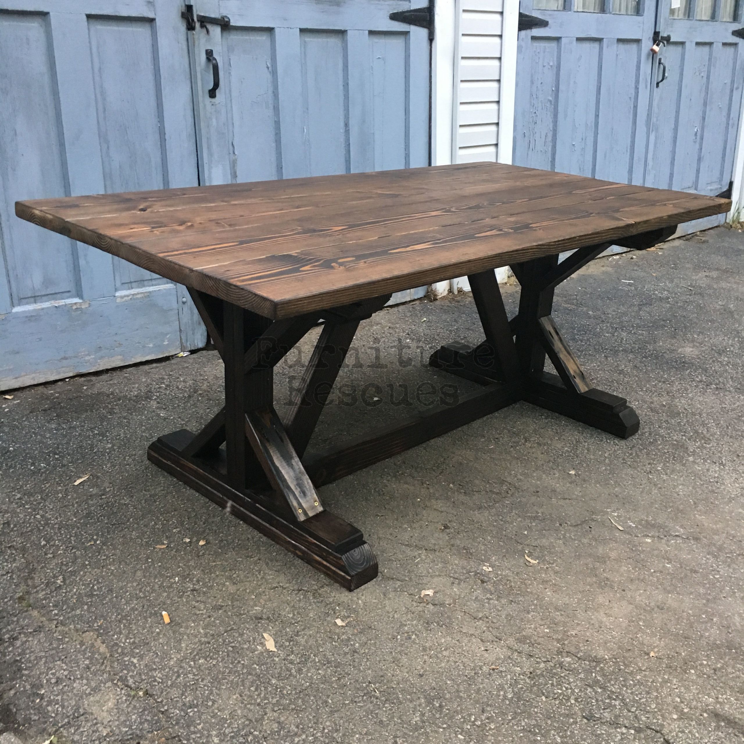 Kitchen Tables Rustic
 Farm Style Rustic Dining Table Furniture Rescues