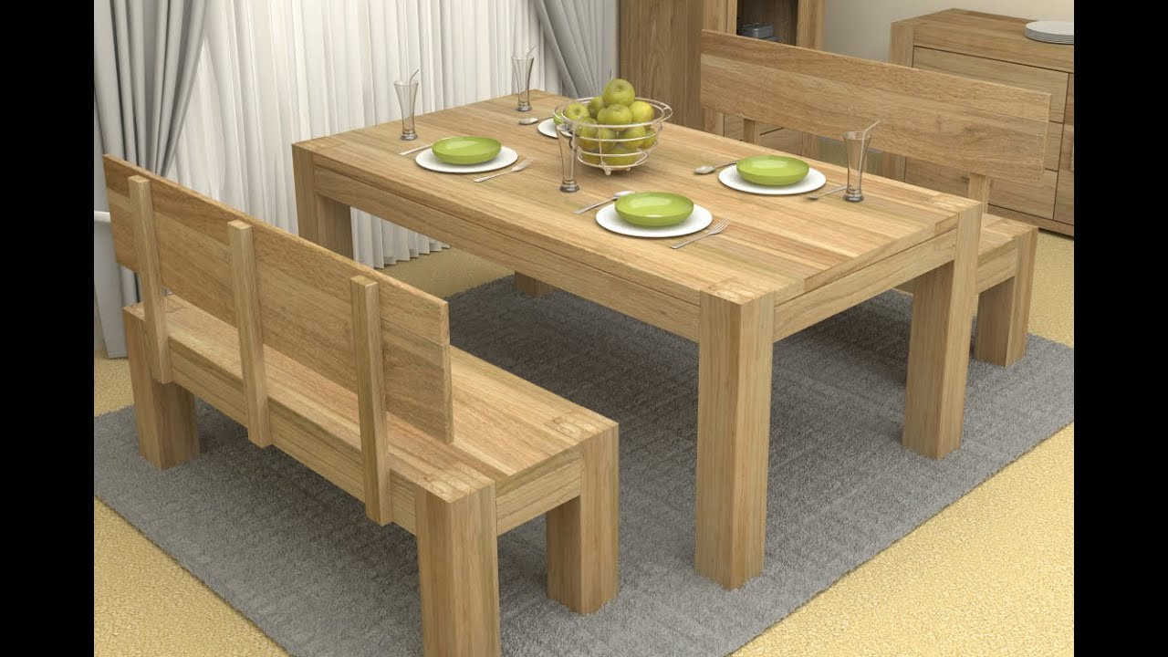 Kitchen Tables With Storage Benches
 Dining Table With Bench