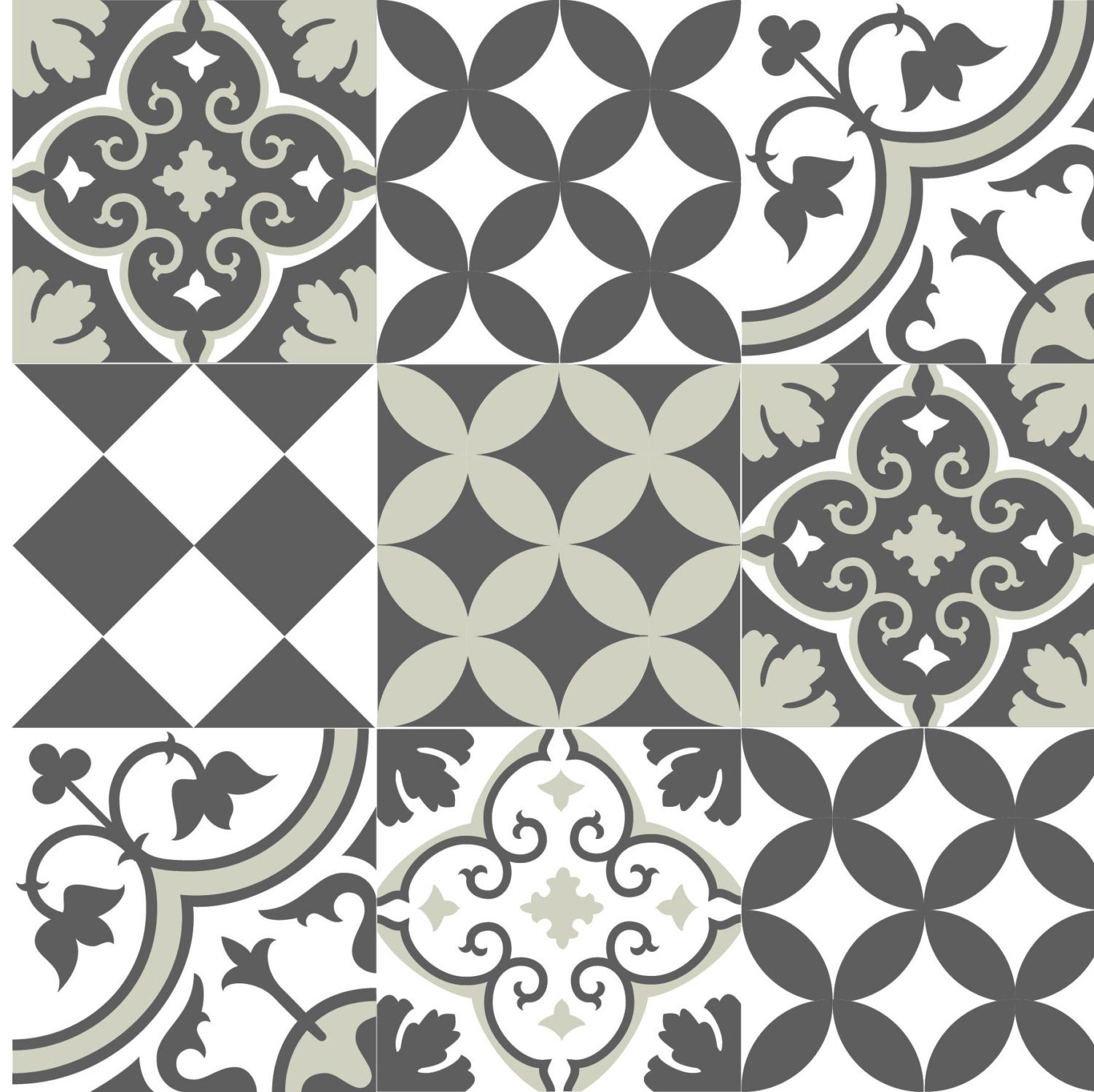 Kitchen Tiles Stickers
 Mix Tile Decals Kitchen Bathroom tiles vinyl floor tiles
