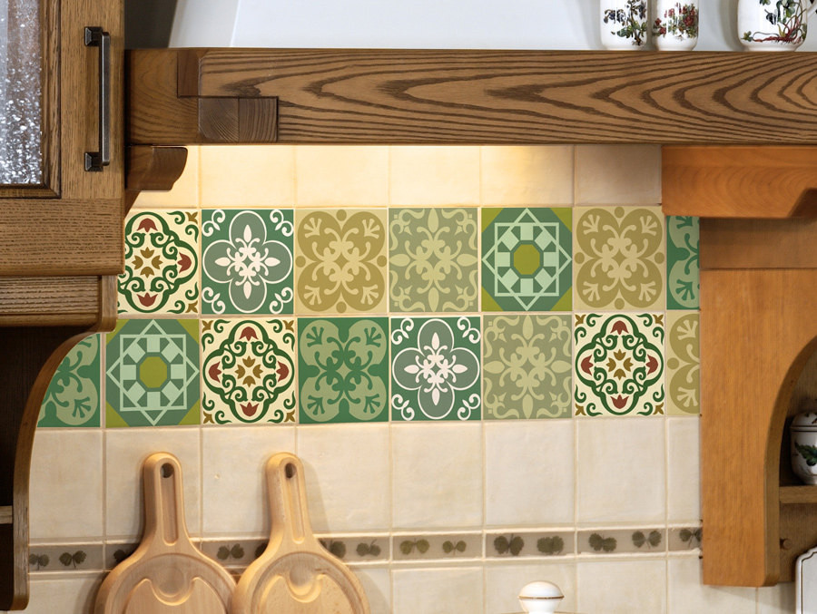 Kitchen Tiles Stickers
 Tile decals SET OF 15 tile stickers for kitchen tiles