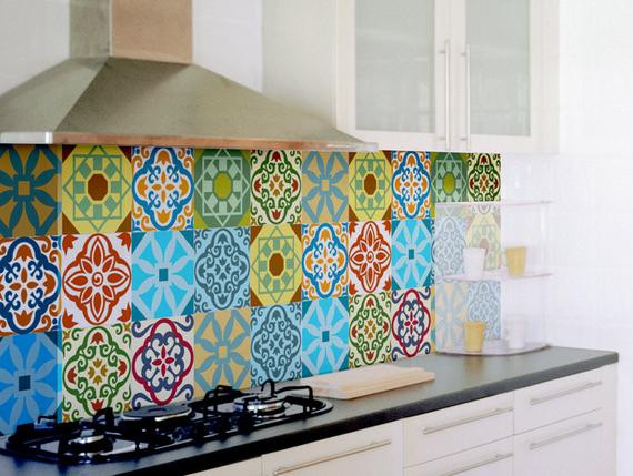 Kitchen Tiles Stickers
 Tile decals SET OF 15 tile stickers for kitchen backsplash
