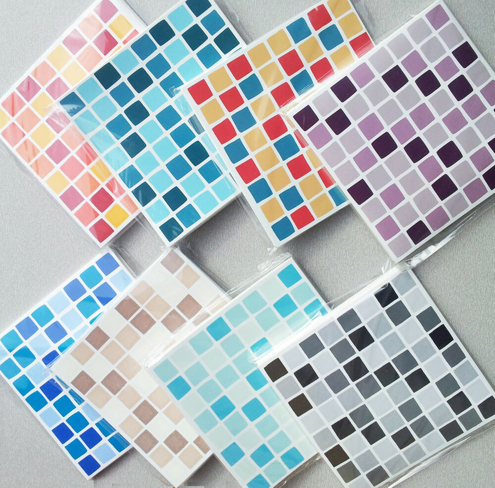 Kitchen Tiles Stickers
 Self Adhesive Mosaic Tile Stickers Transfers Transform