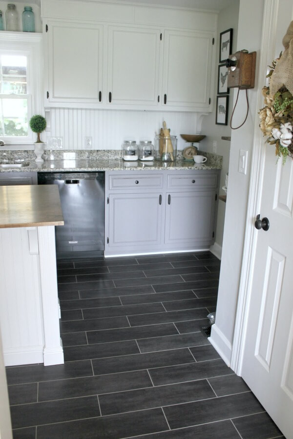 Kitchen Vinyl Floor Tiles
 DIY Flooring How we changed our kitchen in 3 days for