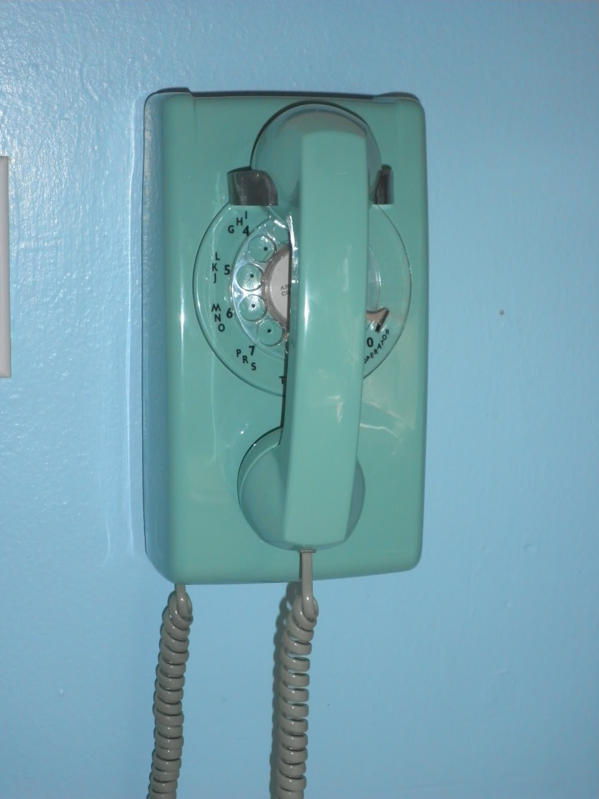 Kitchen Wall Phone
 Just Peachy Darling Vintage Western Electric extension phone
