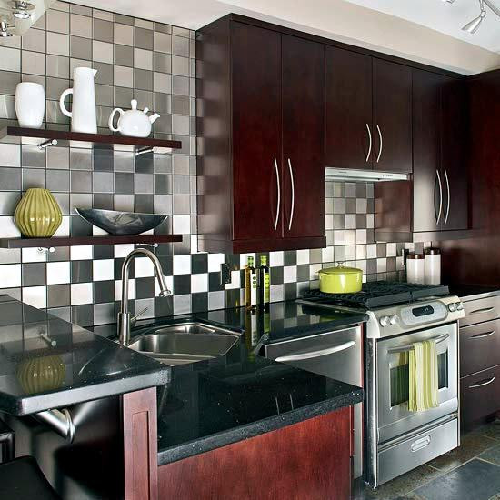 Kitchen Wall Tiles Design
 30 ideas for kitchen design back wall tiles glass or