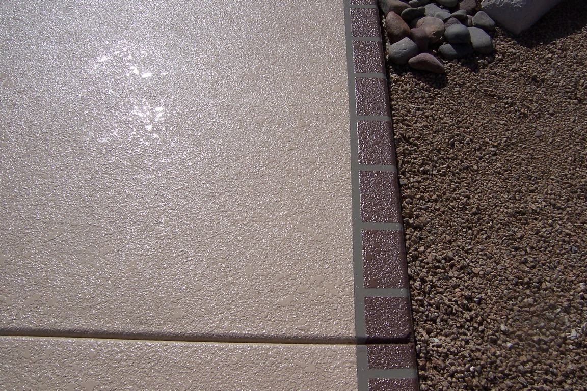 Kool Deck Paint
 Simulated Kool Deck Desert Rose Concrete Coating