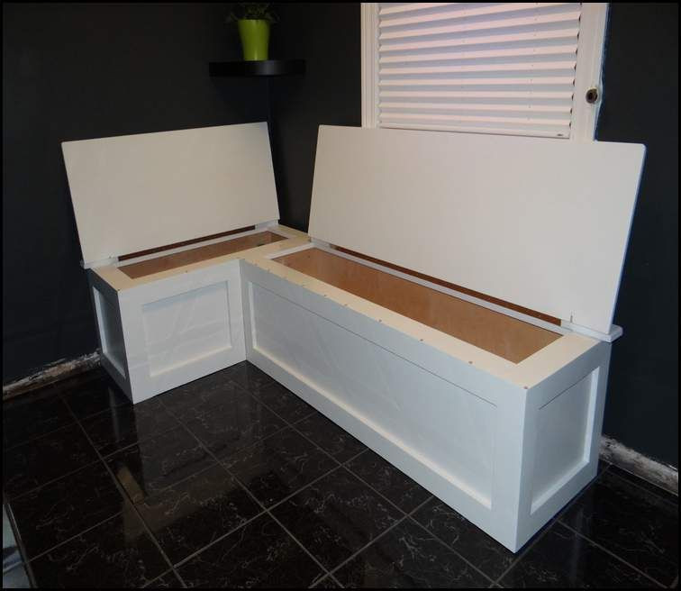 L Shaped Bench With Storage
 L Shaped Banquette Bench