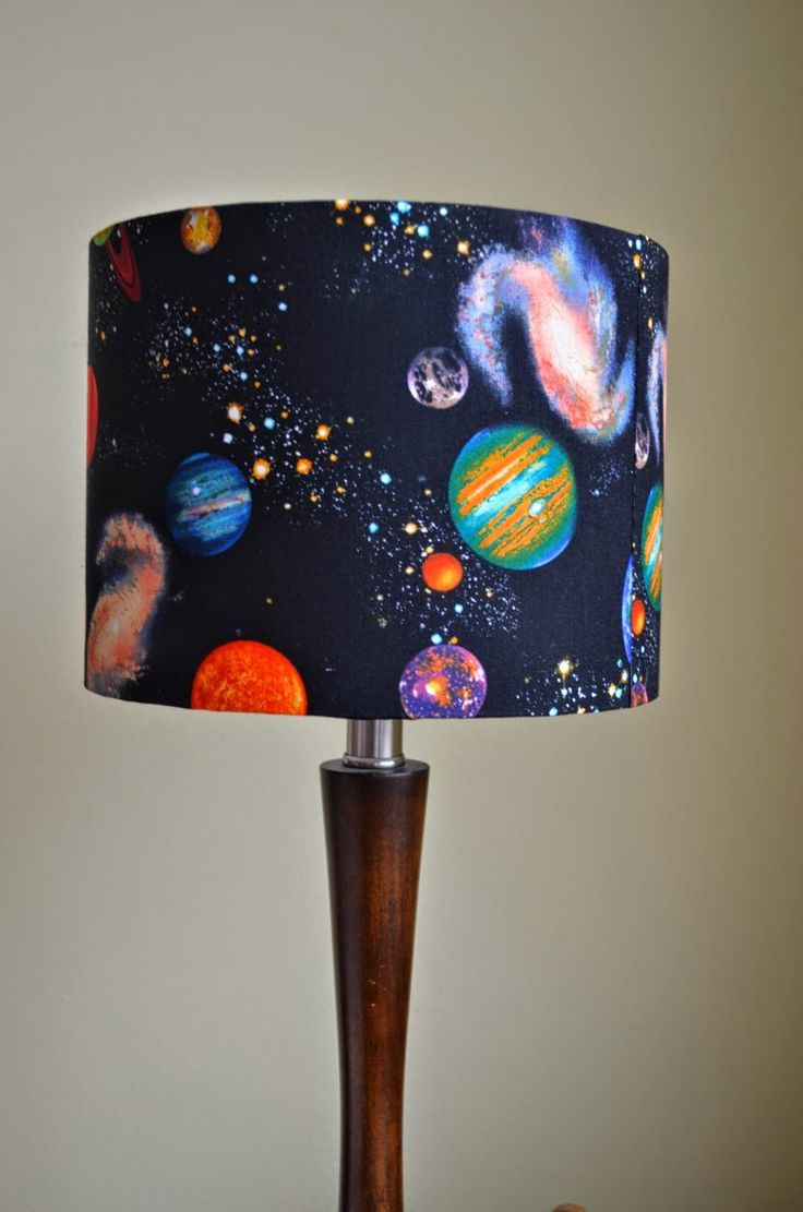 Lamp Shades For Kids Room
 Planet lampshade stars lamp shade space birthday t