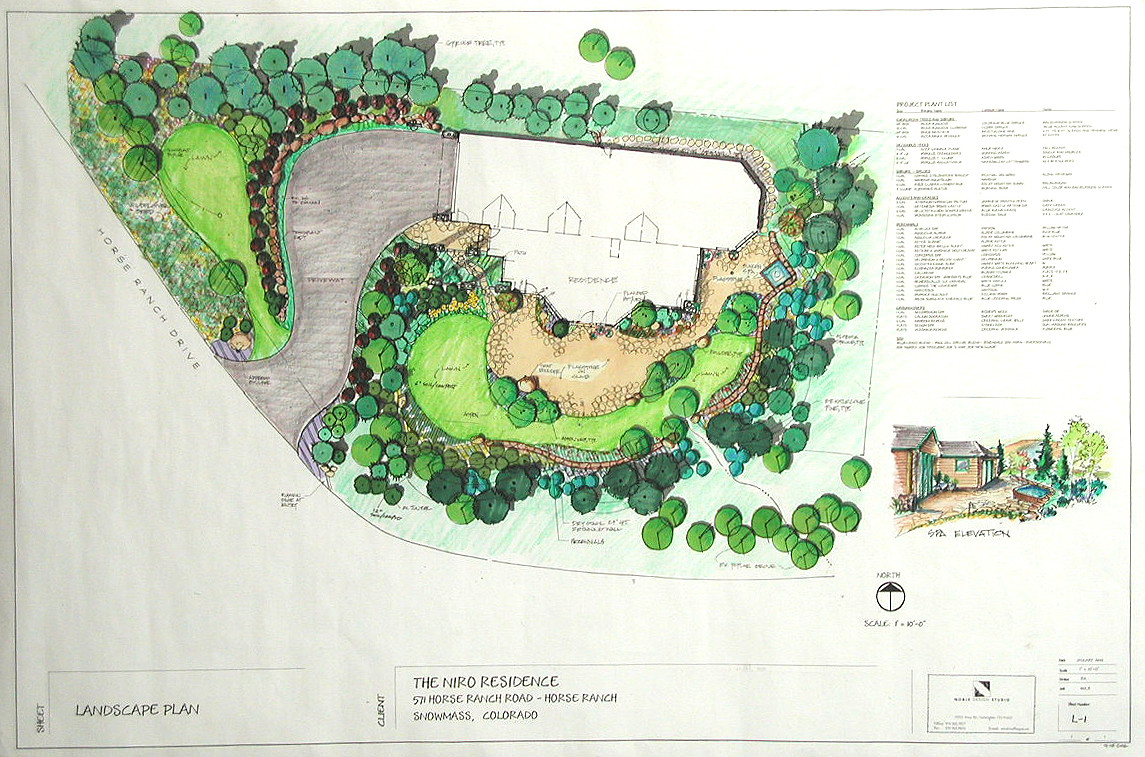 Landscape Design Plan
 Plans and Details inSite Landscape