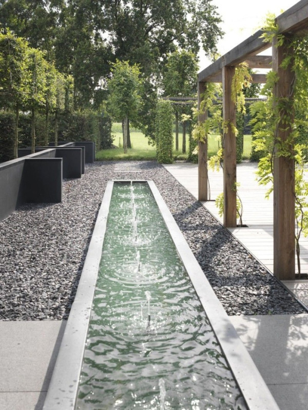 Landscape Fountain Architecture
 Landscape Design Ideas Modern Garden Water Features