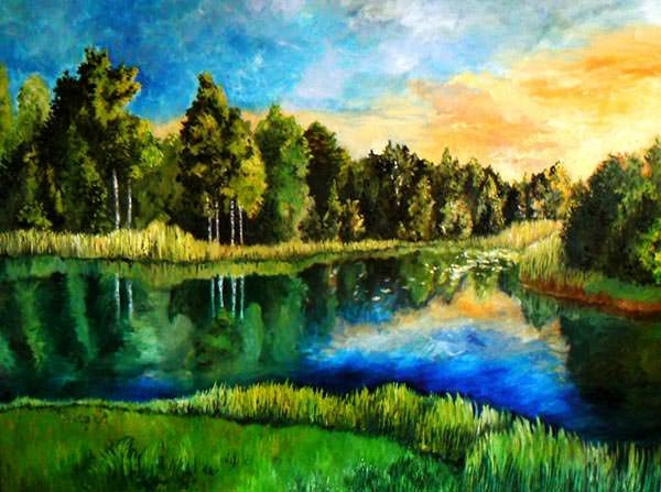 Landscape Painting Images
 FREE 15 Landscape Paintings of Nature in PSD