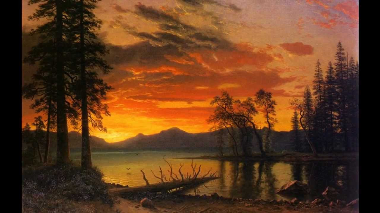 Landscape Painting Images
 Paintings by ALBERT BIERSTADT & The memory of trees by