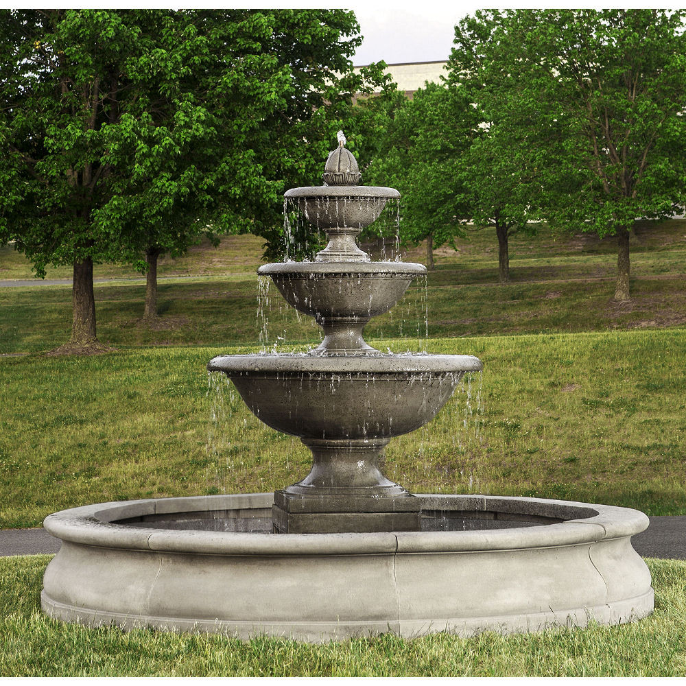 Landscape Water Fountains
 Monteros Extra Outdoor Water Fountain Kinsey Garden