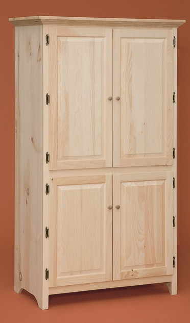 Large Kitchen Storage Cabinets
 Extra Pantry Cabinet Stark Wood Unfinished