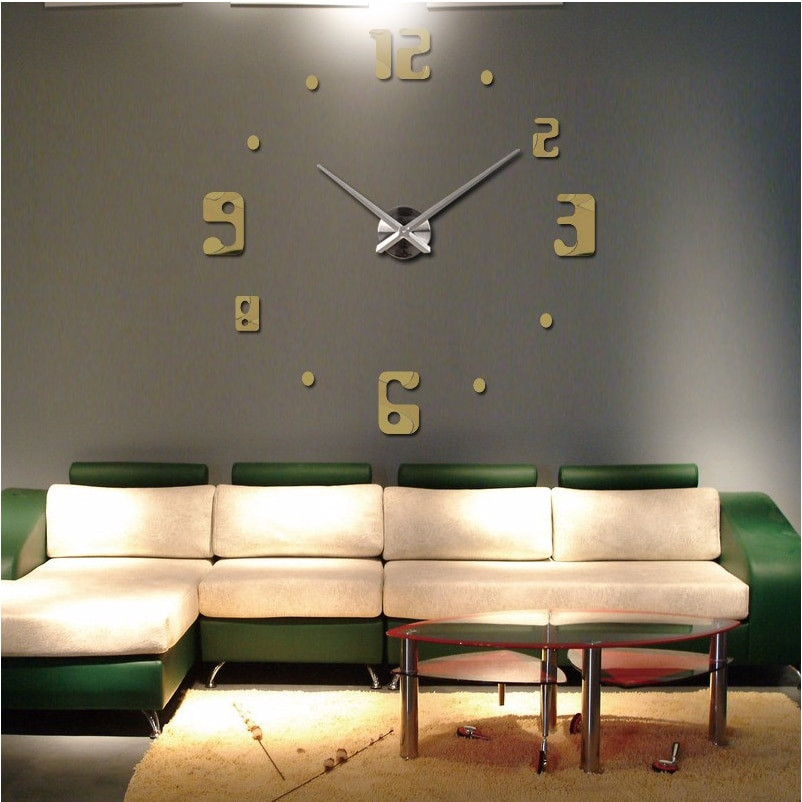 Large Living Room Wall Clocks
 Aliexpress Buy 2016 new big wall clock living room