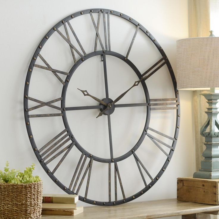 Large Living Room Wall Clocks
 Addison Open Face Clock