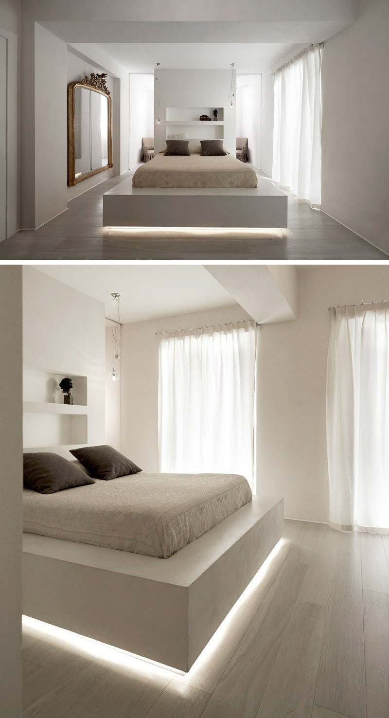 Led Bedroom Lights
 9 Examples Beds With Hidden Lighting Underneath