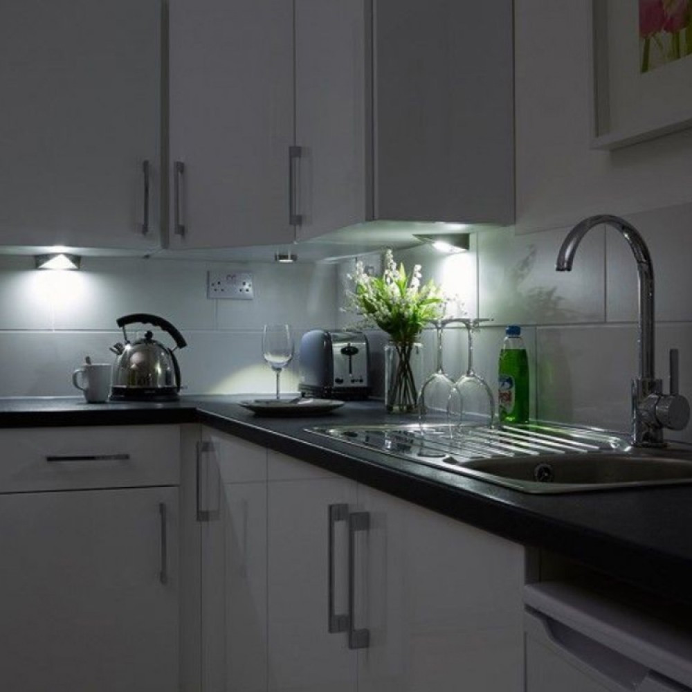 Led Kitchen Under Cabinet Lighting
 kitchen under cabinet triangle led light in cool white 6000k