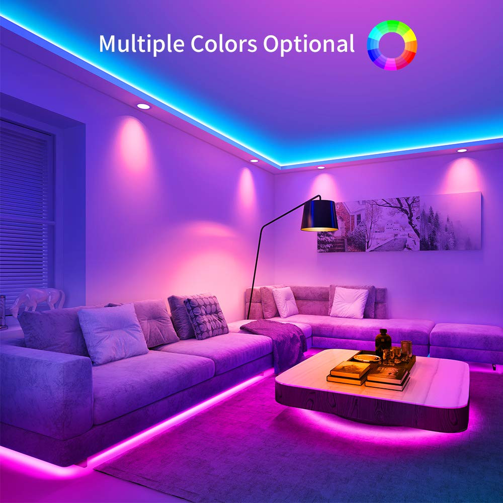 Led Strip Lights Bedroom
 LED Strip Lights Govee 32 8ft RGB Colored Rope Light