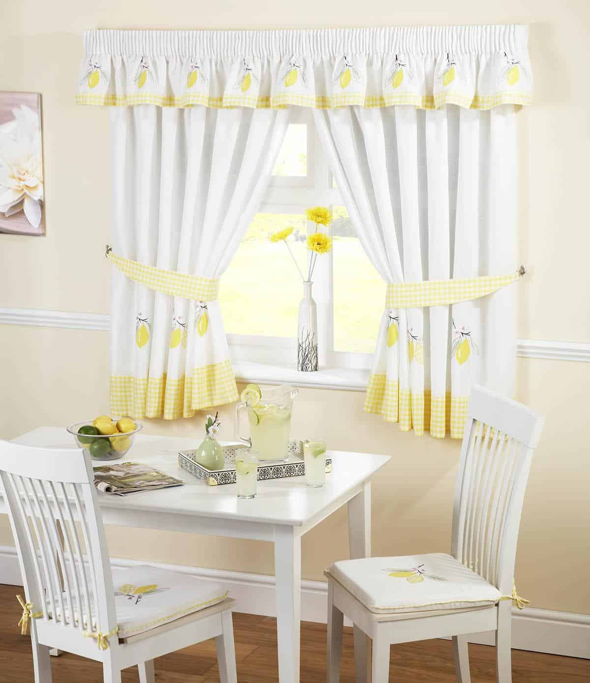 Lemon Kitchen Curtains
 Selection of Kitchen Curtains for Modern Home Decoration