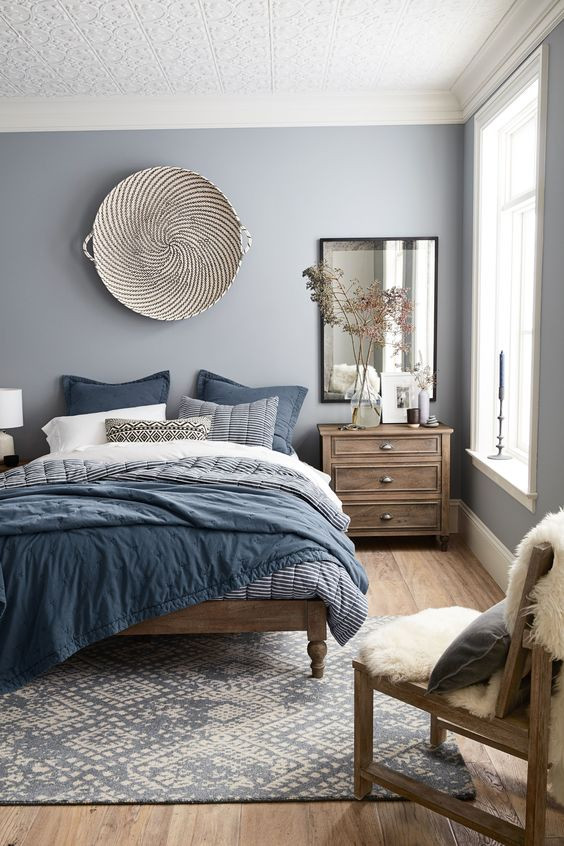 Light Blue And Grey Bedroom
 47 Beautiful Blue And Gray Bedrooms DigsDigs