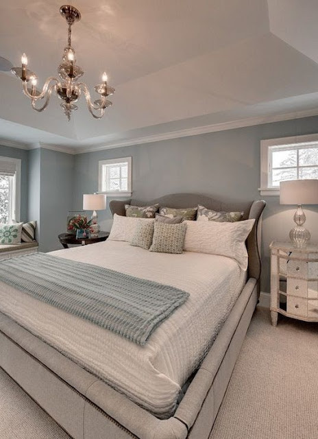 Light Blue And Grey Bedroom
 Light Blue and Gray Color Schemes Inspiration for Our
