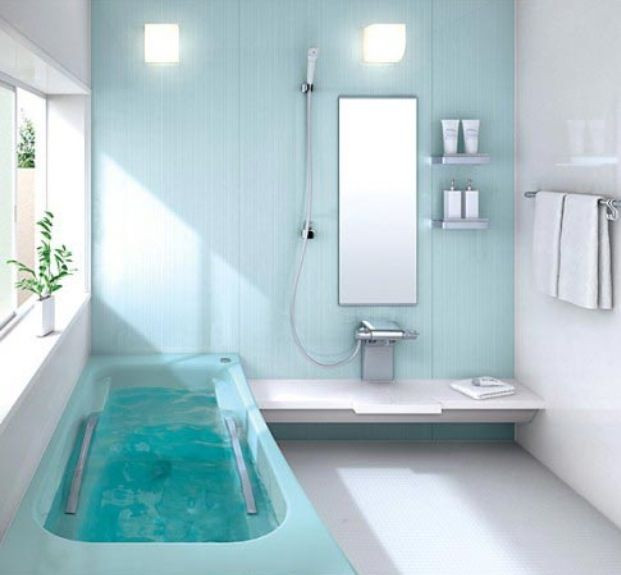 Light Blue Bathroom Accessories
 Luxurious light blue bathroom decor Awesome