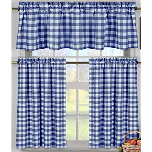 Light Blue Kitchen Curtains
 Country Blue Kitchen Curtains Amazon