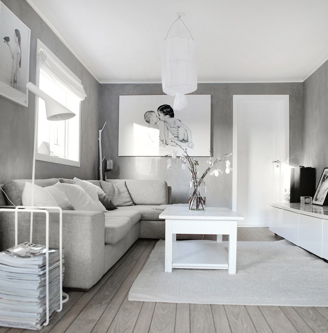Light Gray Living Room Ideas
 99 Beautiful White and Grey Living Room Interior