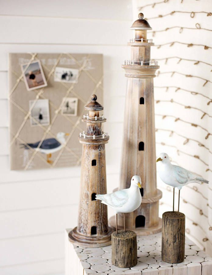 Lighthouses Bathroom Accessories
 Decorative Wooden Lighthouse With images