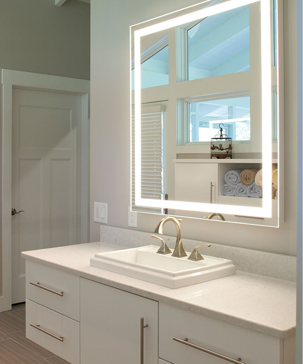 Lighting Bathroom Mirrors
 Integrity™ LED Lighted Bathroom Mirror by Electric Mirror