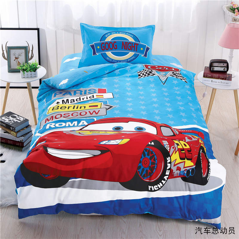 Lightning Mcqueen Bedroom Set
 Lightning mcqueen car bedding set twin size duvet cover