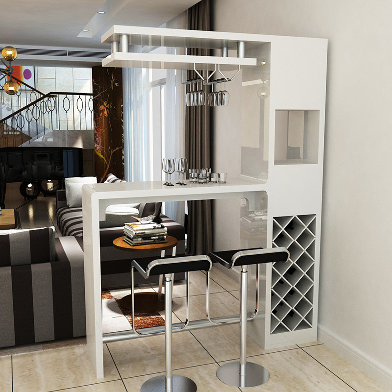Living Room Bar Table
 [USD 1194 74] Modern minimalist painted wine cabinet bar
