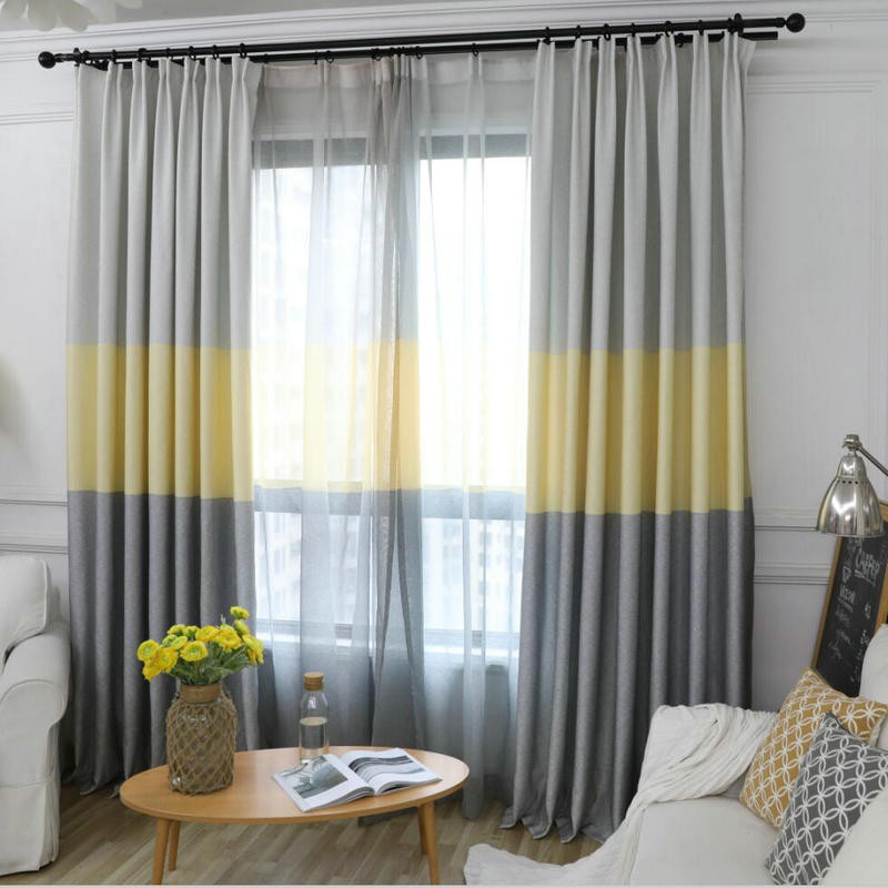 Living Room Blackout Curtains
 Nordic Modern Gra nt Blackout Curtains for Living Room