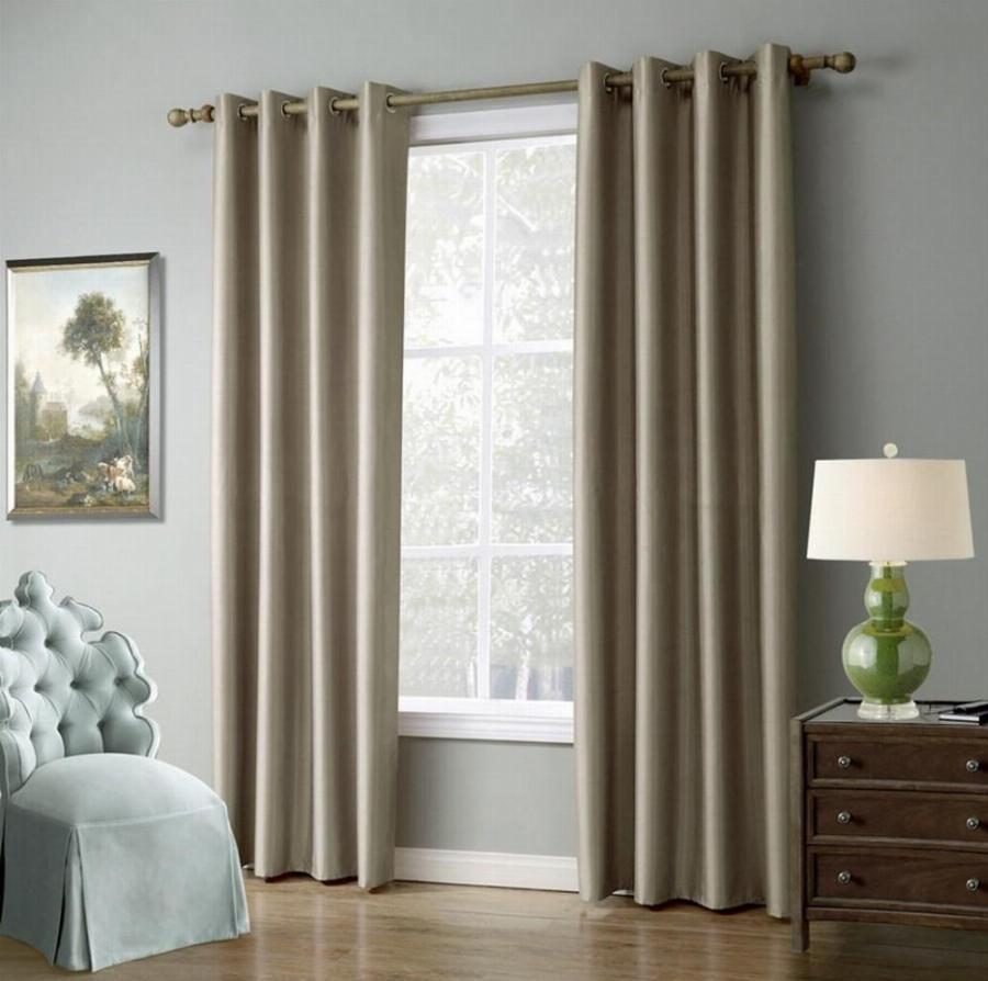 Living Room Blackout Curtains
 1 Piece Solid Color Window Curtains For Living Room
