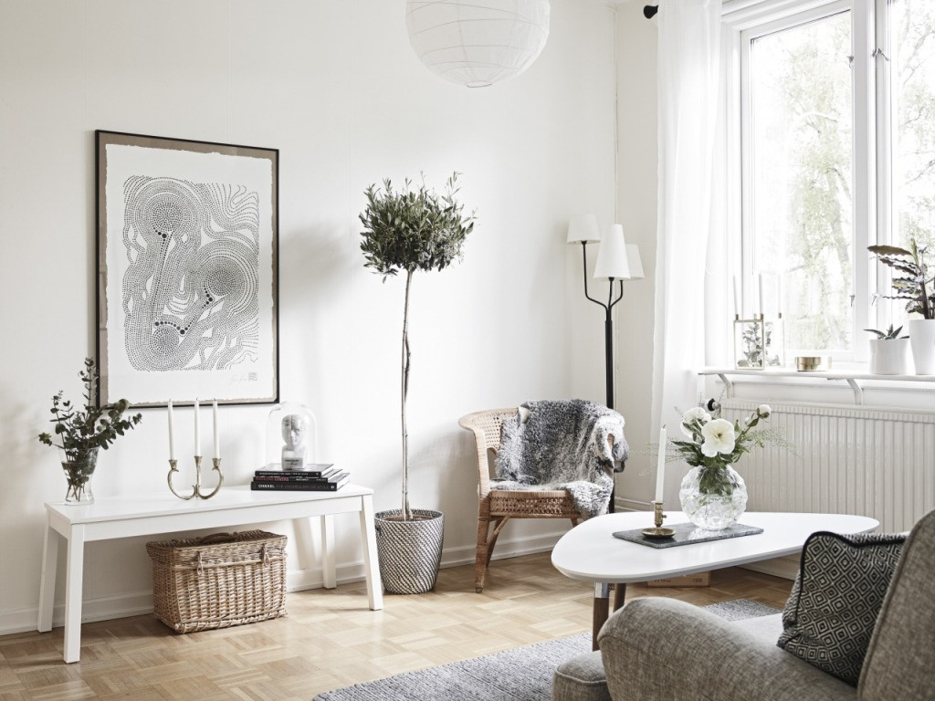 Living Room Corner Decor
 Creative Scandinavian Home Interior bined With Plants Decor