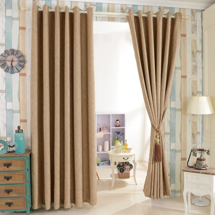 Living Room Curtains Design
 House design beautiful full blind window drapes blackout