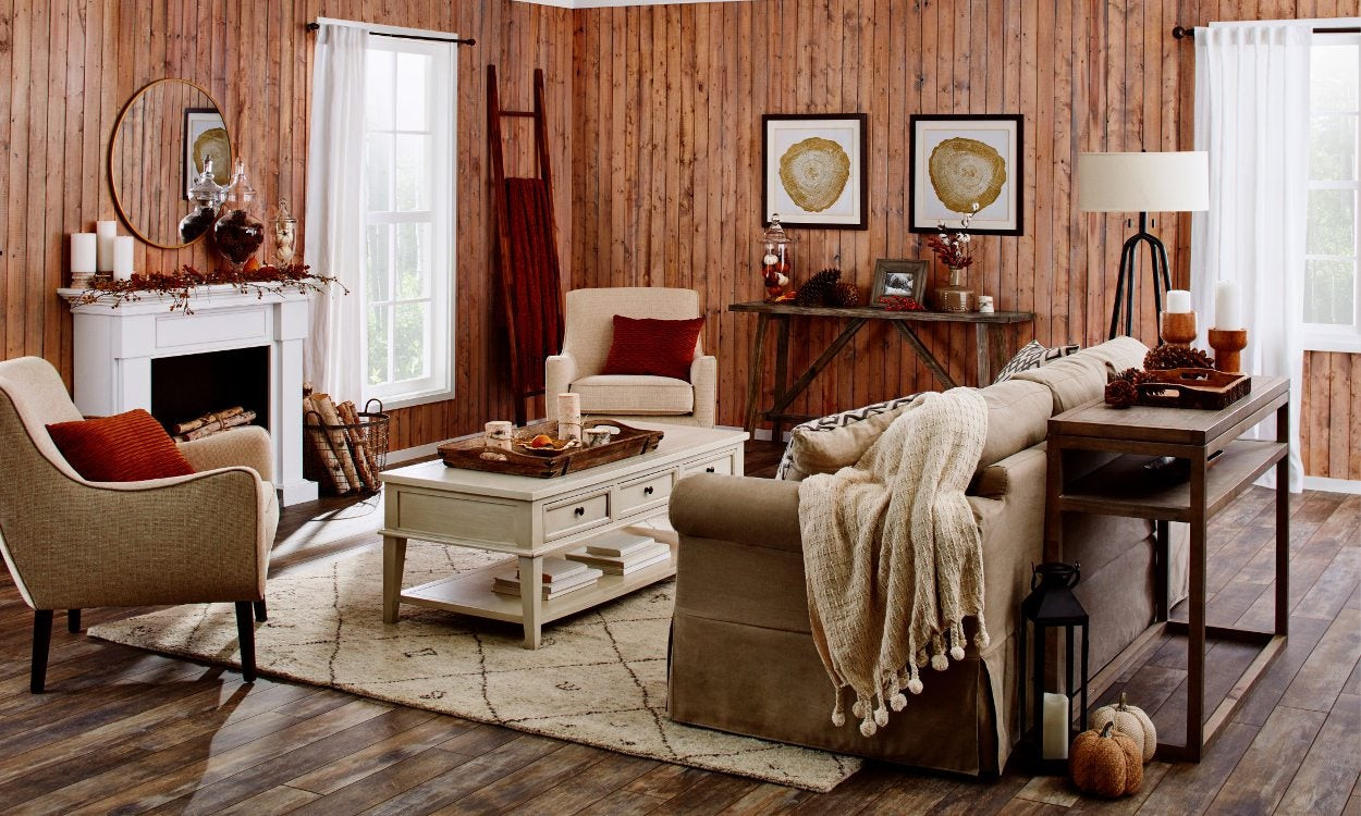 Living Room Decor Themes
 This Rustic Fall Living Room is What You Need this Year