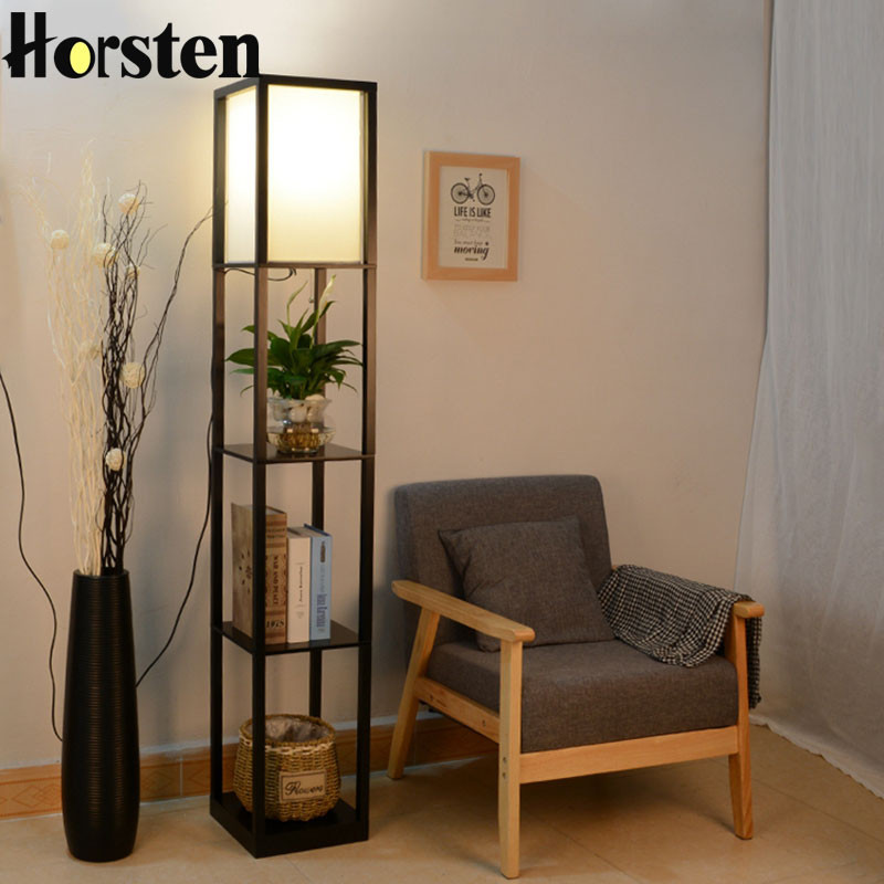 Living Room Floor Lamps
 Wooden Floor Lamp Modern Minimalist Living Room Light 3
