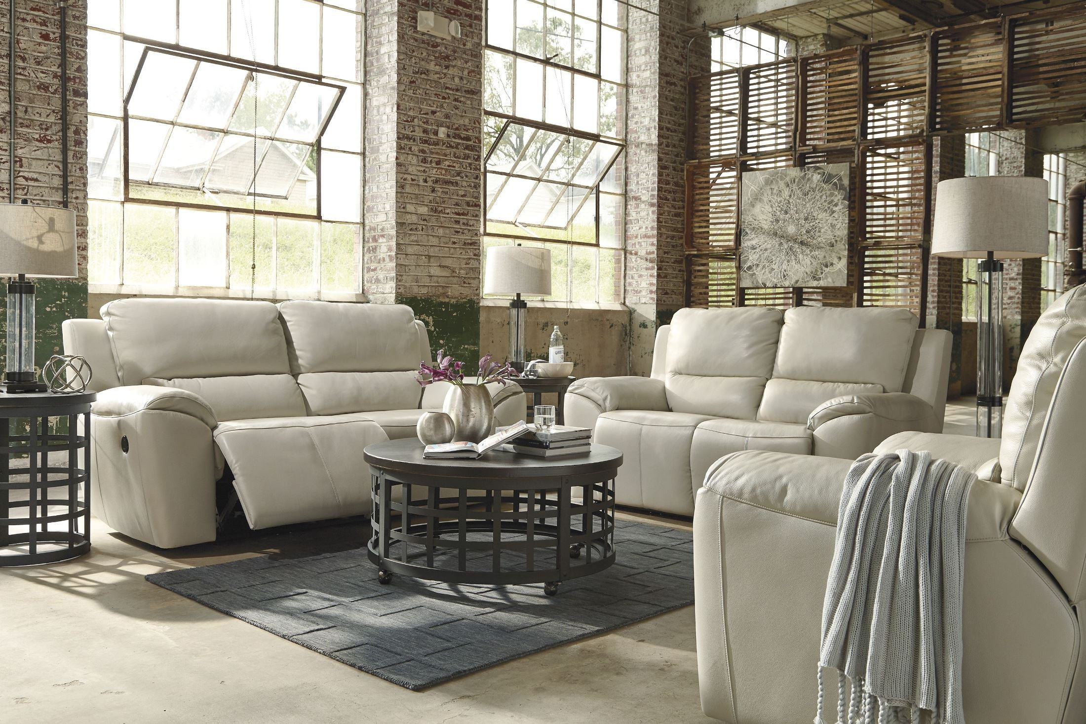 Living Room Sets With Two Recliners