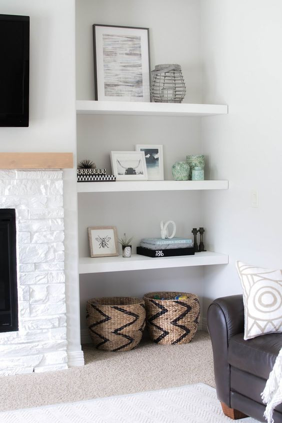 Living Room Shelves Ideas
 35 Floating Shelves Ideas For Different Rooms DigsDigs