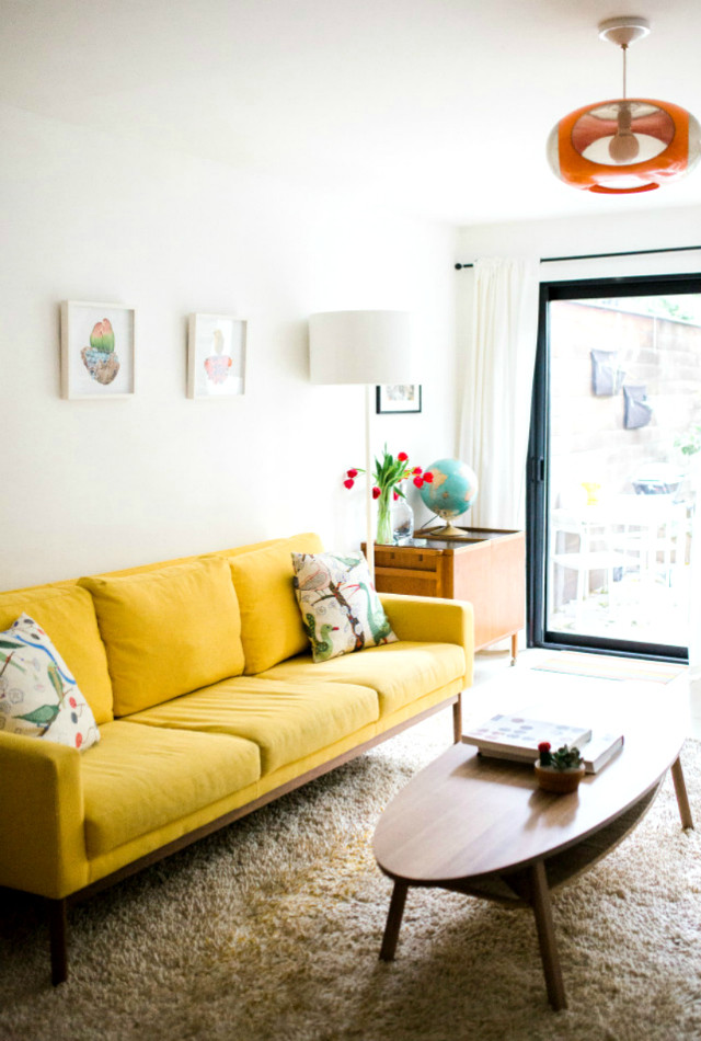 Living Room Sofas Ideas
 23 Wonderful Living Room Ideas With A Yellow Sofa