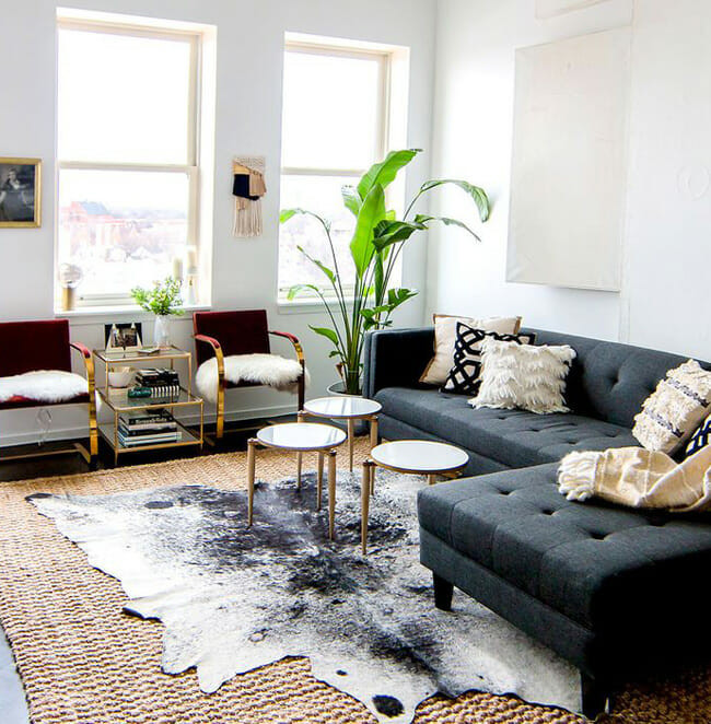 Living Room With Rug
 5 Reasons to Layer Living Room Rugs