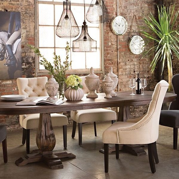 30 Trendy Living Spaces Dining Room Tables - Home Decoration and