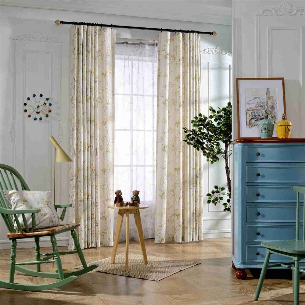Long Curtains For Living Room
 2019 Curtain Window Living Room Jacquard Fabrics Luxury