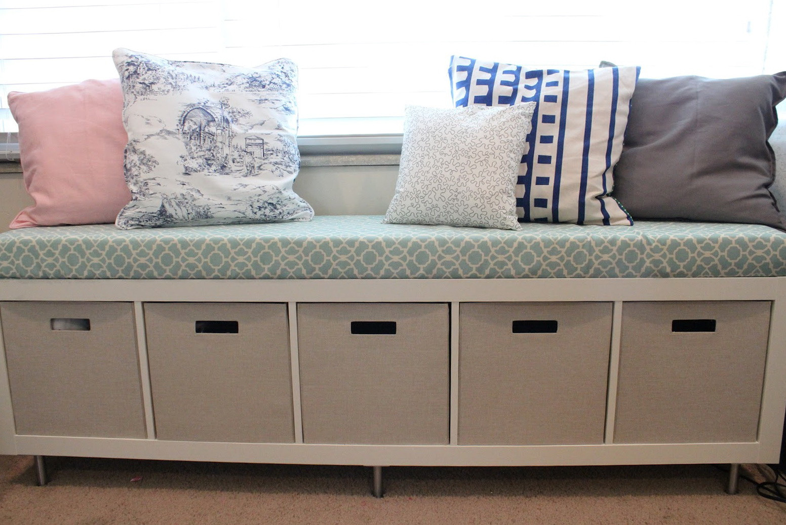 Long Storage Bench With Cushion
 Long Bench With Storage – HomesFeed