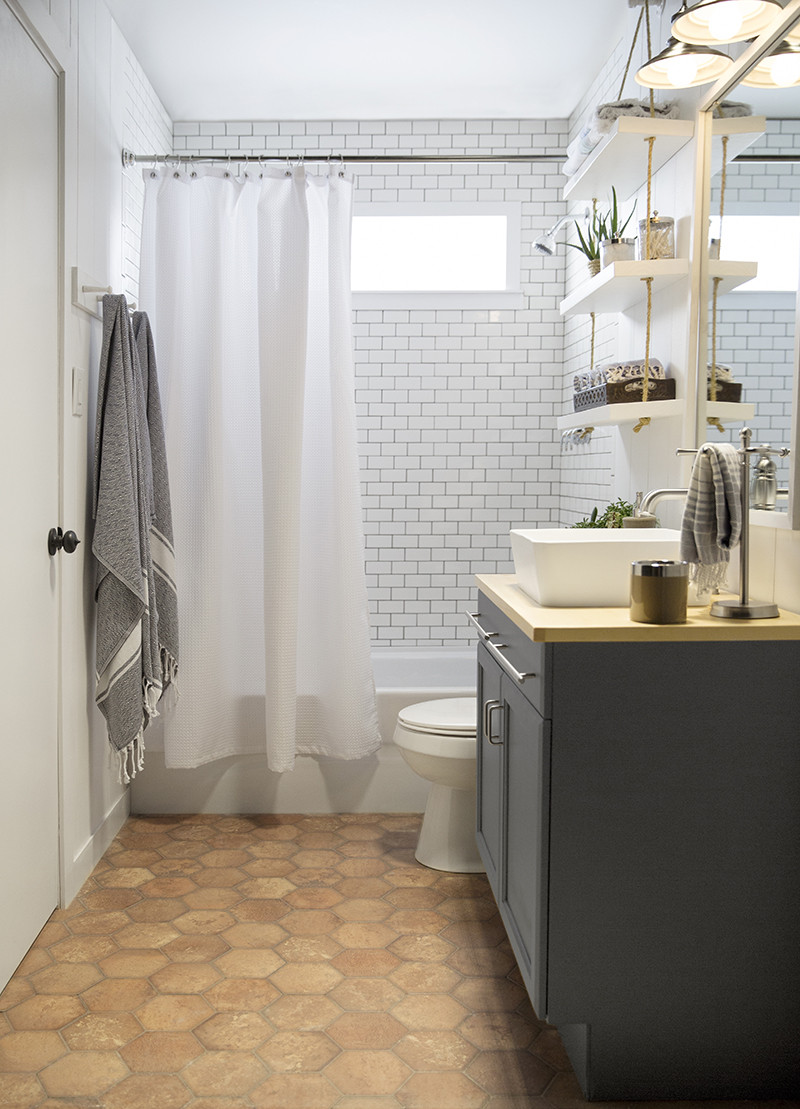 Lowes Bathroom Design Ideas
 a builder grade bathroom transformation with Lowe’s